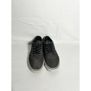 VAN’S Men's Atwood Canvas Trainers, Grey Black‎ Hawaiian Ocean Textile Size 10